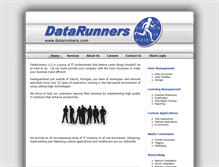 Tablet Screenshot of datarunners.net